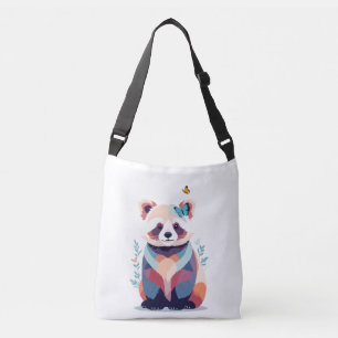 Bolsa Ajustável Red Panda Vetor Pintura Adorável Brincadeira Anima