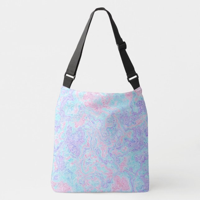 Bolsa Ajustável Redemoinhos de Algodão Doce (Frente)