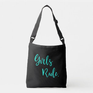 Bolsa Ajustável Regra de Menina Legal Trendy Modern Inspiracional