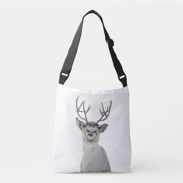 Bolsa Ajustável Reindeer Nature Photo (Frente)
