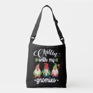 Bolsa Ajustável Relaxando Com Meus Gnomos Engraçado Dia De São Pat