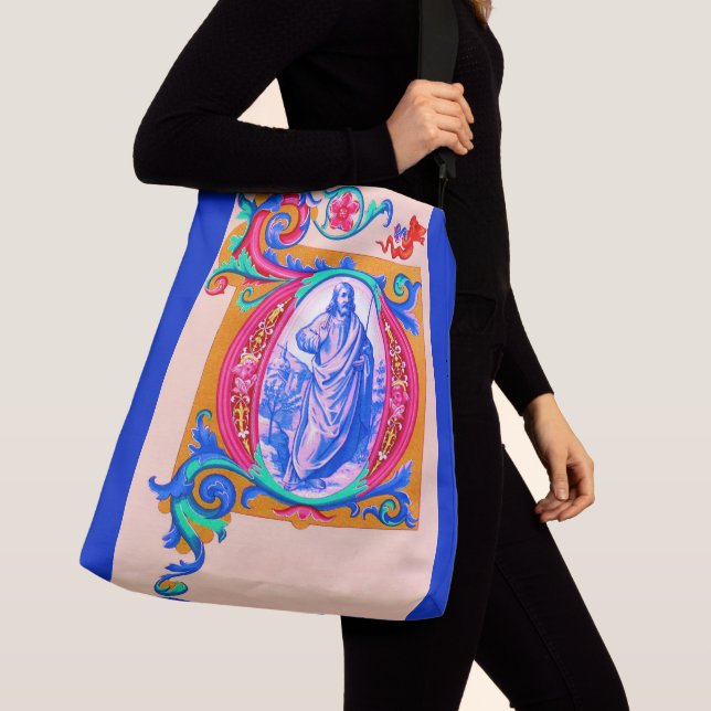 Bolsa Ajustável Renascentista Jesus impressão (Close Up)