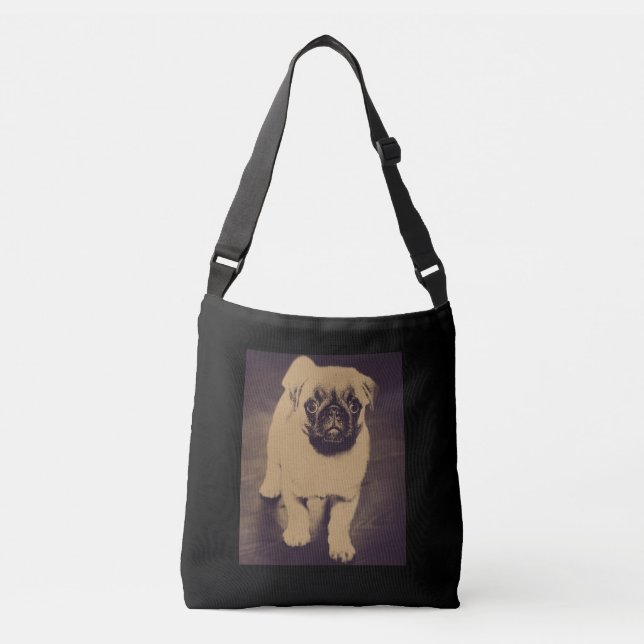Bolsa Ajustável Retrato de Cachorro Cachorro (Frente)