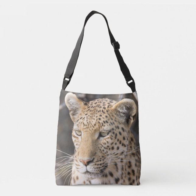 Bolsa Ajustável Retrato leopardo (Verso)