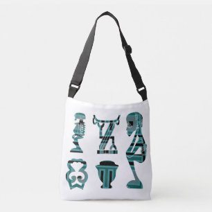 Bolsa Ajustável retrato moderno abstrato africano da arte