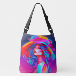 Bolsa Ajustável Retrato Neon Pop Art
