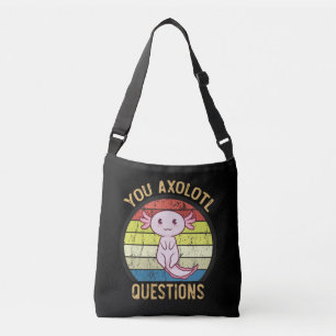 Bolsa Ajustável Retro 90s Você Perguntas de Axolote Pôr do Sol Vin