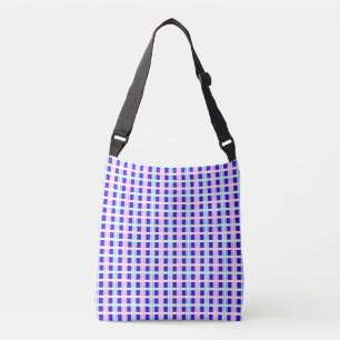 Bolsa Ajustável Retro elétrico azul e roxo