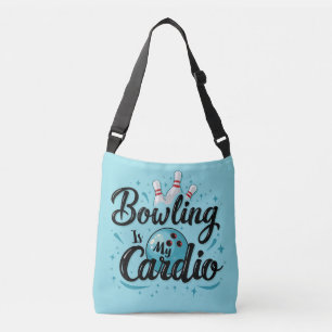 Bolsa Ajustável Retro Neon "A Boliche É O Meu Cardio" Boliche Engr