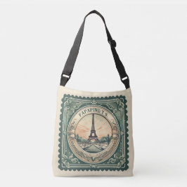 Bolsa Ajustável Retro Sunset French Eiffel Tower Paris França