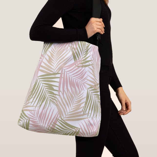 Bolsa Ajustável Retro Tropical #8 (Beachy Vibes) #palms #decor (Close Up)