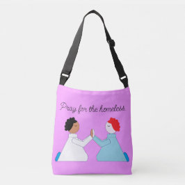 Bolsa Ajustável Reze pelos sem-teto: Lavanda