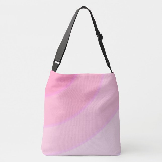 Bolsa Ajustável Rodovalho circular cor-de-rosa (Verso)