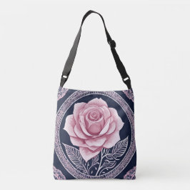 Bolsa Ajustável Rosa Brilhante arte de IA 
