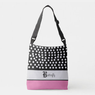 Bolsa Ajustável Rosa E Preto