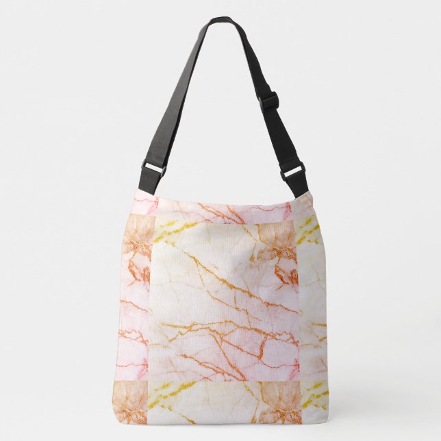 Bolsa Ajustável Rosa Marble (Frente)