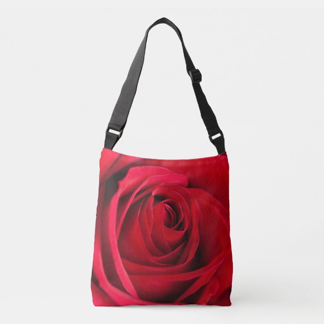 Bolsa Ajustável Rosa vermelha (Frente)