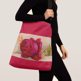 Bolsa Ajustável Rosa vermelha vitoriana