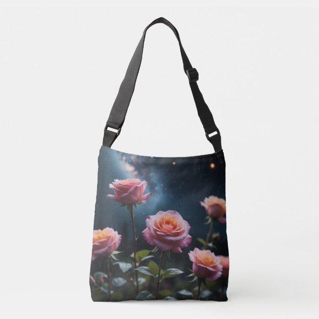 Bolsa Ajustável Rosas da Galáxia (Frente)