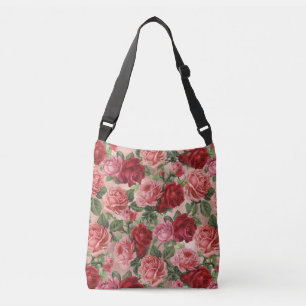 Bolsa Ajustável Rosas vermelhas Rosa, Elegante, cor-de-rosa, cor-d