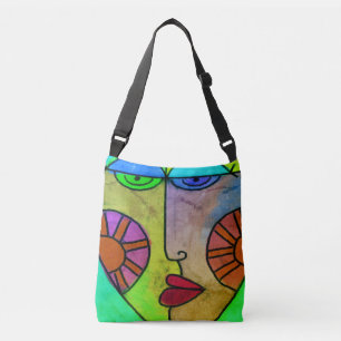 Bolsa Ajustável Rosto Abstrato Funk