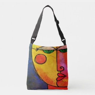 Bolsa Ajustável Rosto Abstrato Funk