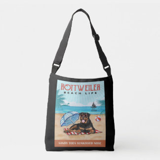 Bolsa Ajustável Rottweiler Dog Beach Life