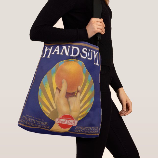 Bolsa Ajustável Rótulo da caixa laranja dos anos 30 Handsum (Close Up)