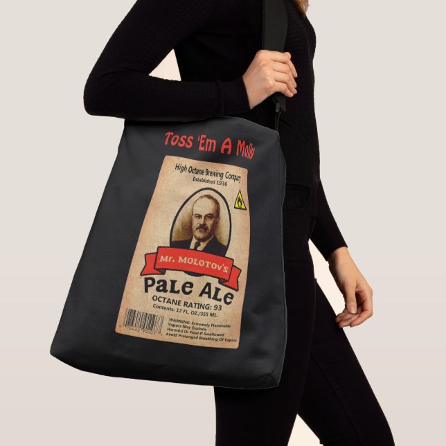 Bolsa Ajustável Rótulo de Ale Pale do Sr. Molotov (Close Up)