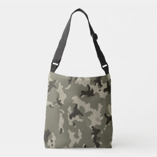 Bolsa Ajustável Roupas de Rua com Camuflagem Verde Atenuada Utilit