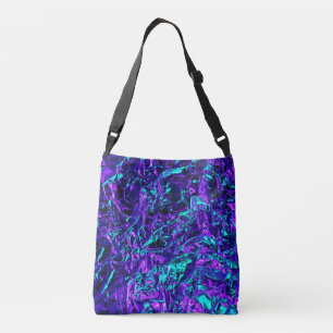 Bolsa Ajustável Roxo e Teal Metálicos