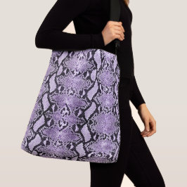 Bolsa Ajustável Roxo-Roxo Python Snakeskin