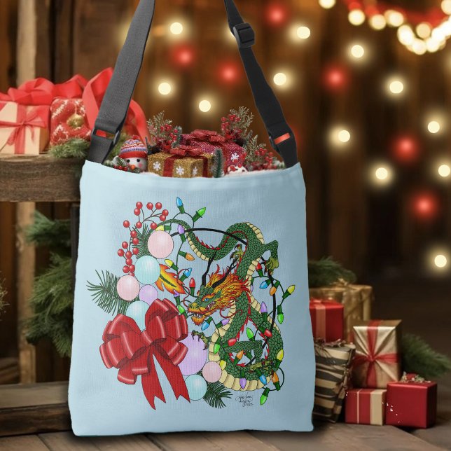 Bolsa Ajustável Rua de Natal do Dragão Chinês (Criador carregado)