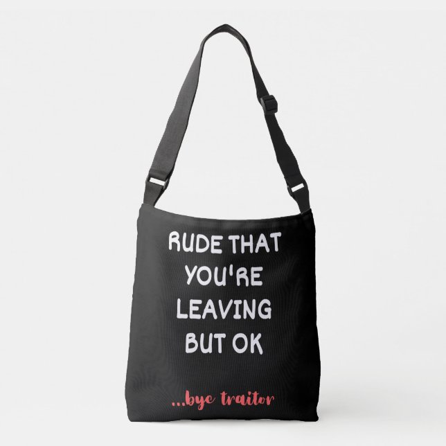 Bolsa Ajustável Rude que você está saindo, boa sorte achando melho (Frente)