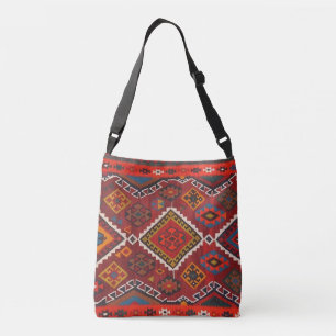 Bolsa Ajustável Rug Turco Vermelho Oriental