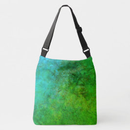 Bolsa Ajustável Russo Industrial Inspirou Art Verde Azul