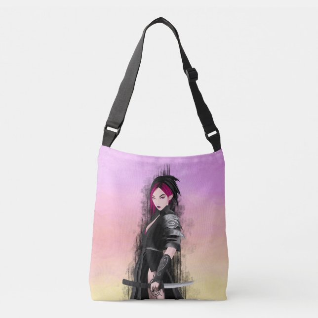 Bolsa Ajustável Sac fourre-tout manga japonaise samouraï (Frente)