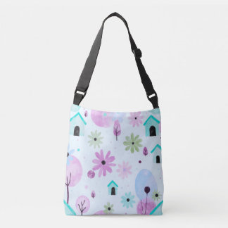 Bolsa Ajustável Saca Abstrata Floral Pastel
