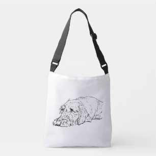 Bolsa Ajustável Saca de Dachshund de Pelo Cabeludo