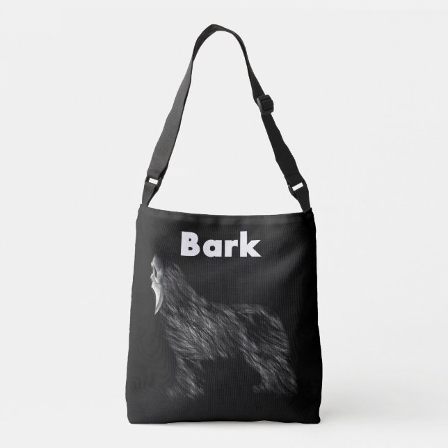 Bolsa Ajustável Saca de Halloween de Newfoundland - Latido (Verso)