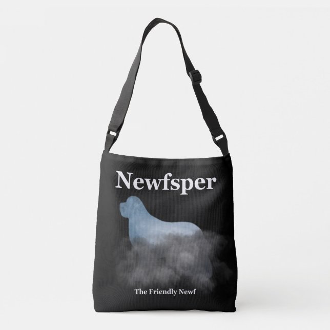 Bolsa Ajustável Saca de Halloween de Newfoundland - Newfsper (Verso)
