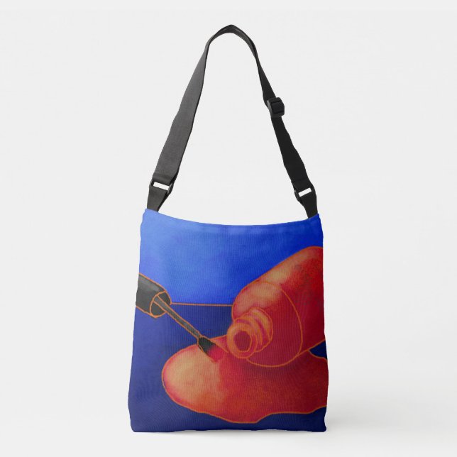 Bolsa Ajustável Saca de Nail Tech de Esmalte Derramado (Frente)