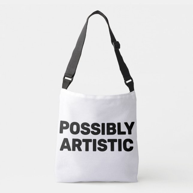 Bolsa Ajustável Saca Possivelmente Artística™ (Frente)
