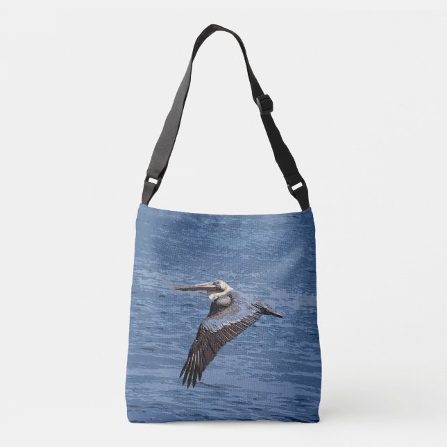 Bolsa Ajustável Saco animal do oceano dos animais selvagens do (Verso)