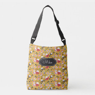 Bolsa Ajustável Saco bonito de Crossbody do sushi