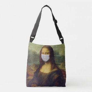 Bolsa Ajustável Saco com a imagem da Mona Lisa