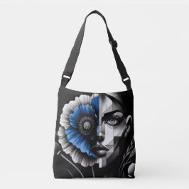 Bolsa Ajustável Saco Corpo Cruzado, Abstrato, Papoila, Saco Corpo 