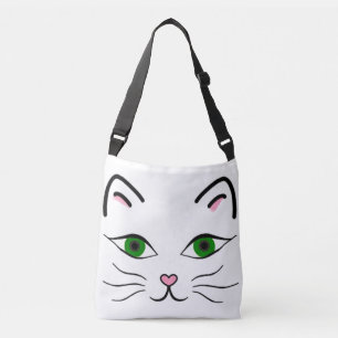 Bolsa Ajustável Saco Corpo Cruzado - Face Gatinho