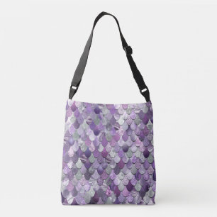 Bolsa Ajustável Saco da sereia, saco de Crossbody, roxo