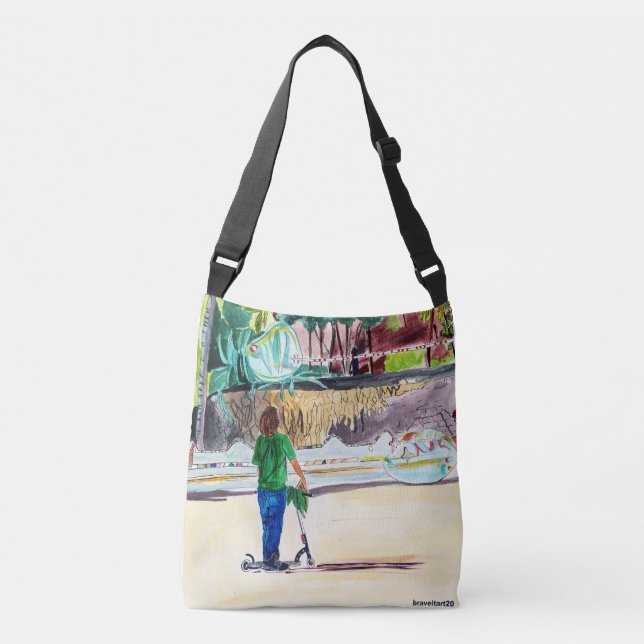 Bolsa Ajustável Saco de Barcelona/Parque de Guélulas de Barcelona (Frente)